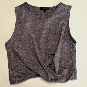 Zobha Crop Top - Purple